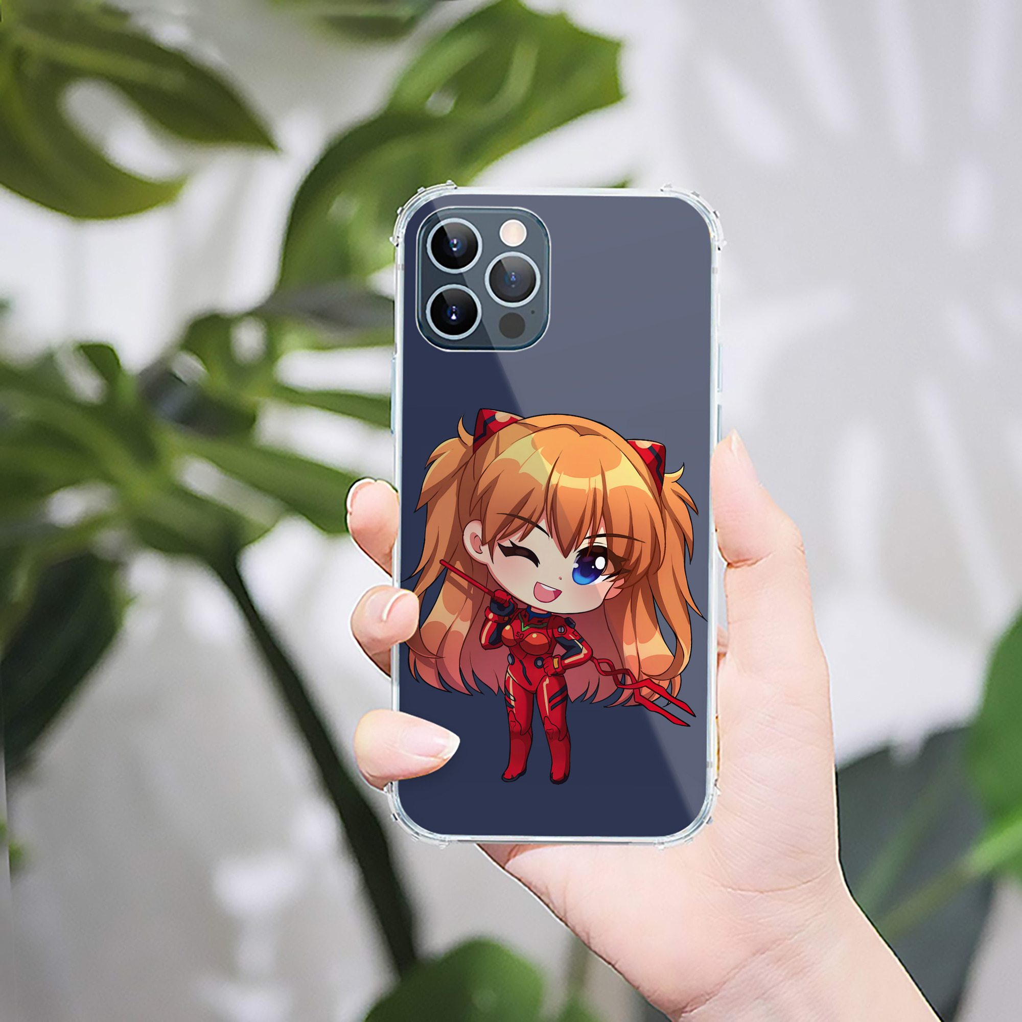 （画像用） EVA 新世紀エヴァンゲリオン 【iPhone 12シリーズ対応】透明スマホケース（クリアソフトケース）